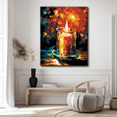 Painting by Numbers Abstract Candle in Glass